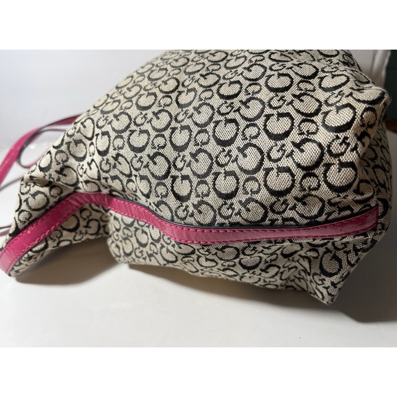 Guess Beige and Pink Tote Bag - Picture 4 of 9
